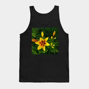 Yellow stargazer lily Tank Top